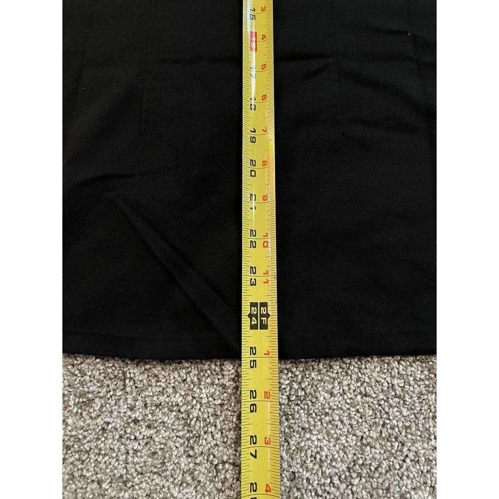 Grey’s Anatomy Active Grid Check Black White Scrub Top 41431 Women's Size XS - Picture 9 of 9